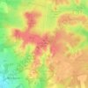 Mappa topografica Thorney Hill, altitudine, rilievo