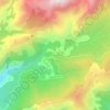 Mappa topografica Paisolu d'Aïtone, altitudine, rilievo