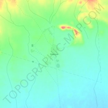 Mappa topografica Imanpa, altitudine, rilievo