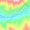 Mappa topografica Sierra City, altitudine, rilievo