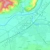 Mappa topografica Bouyssou Redon, altitudine, rilievo