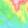 Mappa topografica Rascoupet, altitudine, rilievo
