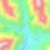 Mappa topografica El Manzano (2), altitudine, rilievo