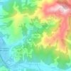 Mappa topografica La Ortigosa, altitudine, rilievo