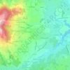 Mappa topografica Messimy, altitudine, rilievo