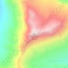 Mappa topografica Mont Marion-Dufresne, altitudine, rilievo