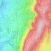 Mappa topografica Cessia, altitudine, rilievo