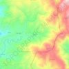 Mappa topografica Pereira, altitudine, rilievo