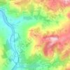 Mappa topografica Colle, altitudine, rilievo