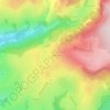 Mappa topografica Les Enfrux, altitudine, rilievo
