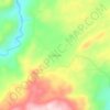 Mappa topografica Caatihan, altitudine, rilievo