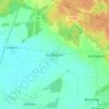 Mappa topografica Großbahren, altitudine, rilievo