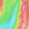 Mappa topografica Les Ronins, altitudine, rilievo