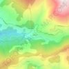 Mappa topografica Llagunes, altitudine, rilievo