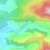 Mappa topografica Ban Klang, altitudine, rilievo