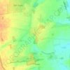 Mappa topografica Ashby de la Launde, altitudine, rilievo
