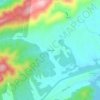 Mappa topografica Altonville, altitudine, rilievo