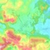 Mappa topografica Escobedo de Camargo, altitudine, rilievo