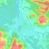 Mappa topografica Milly-la-Forêt, altitudine, rilievo