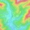 Mappa topografica Serre, altitudine, rilievo