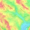 Mappa topografica Les Imberts Hauts, altitudine, rilievo