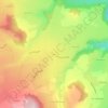 Mappa topografica Ussel, altitudine, rilievo