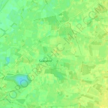 Mappa topografica Zoeke, altitudine, rilievo