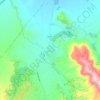 Mappa topografica Çavuşin, altitudine, rilievo