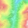Mappa topografica La Gouille, altitudine, rilievo
