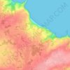 Mappa topografica Trevros, altitudine, rilievo