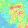 Mappa topografica Samar, altitudine, rilievo