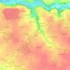 Mappa topografica Vernelle, altitudine, rilievo