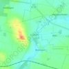 Mappa topografica Crüchern, altitudine, rilievo