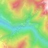 Mappa topografica Tremenico, altitudine, rilievo
