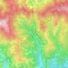 Mappa topografica Fado, altitudine, rilievo