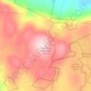 Mappa topografica Bradford Mountain, altitudine, rilievo