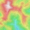 Mappa topografica Masarolis, altitudine, rilievo