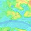 Mappa topografica La Jarriais, altitudine, rilievo