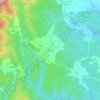 Mappa topografica Tourigo, altitudine, rilievo