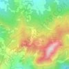 Mappa topografica Ventasso Laghi, altitudine, rilievo
