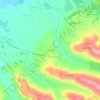 Mappa topografica Les Faures, altitudine, rilievo