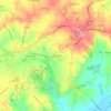 Mappa topografica La Renaldie, altitudine, rilievo
