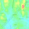 Mappa topografica Lagoa Cercada, altitudine, rilievo