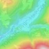 Mappa topografica Les Grands Prés, altitudine, rilievo