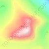 Mappa topografica Teqqiingalik, altitudine, rilievo