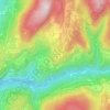 Mappa topografica Valternigo di Giovo, altitudine, rilievo