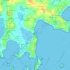Mappa topografica Pen en Toul, altitudine, rilievo