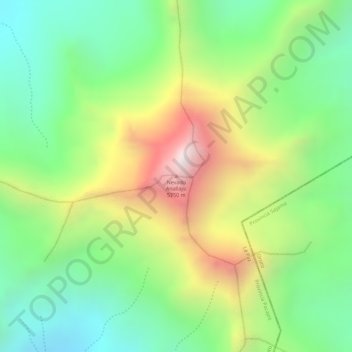 Mappa topografica Municipio Calacoto, altitudine, rilievo