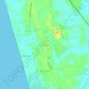Mappa topografica Vanelim, altitudine, rilievo