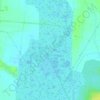 Mappa topografica Étang de Capestang, altitudine, rilievo